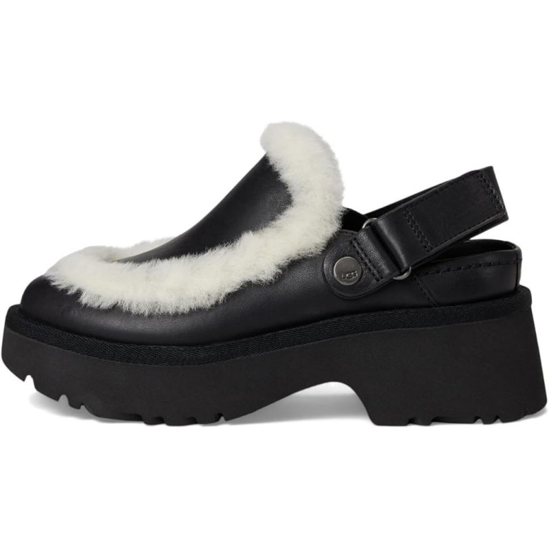 UGG Esmee Leather Clog Style Signature UGG